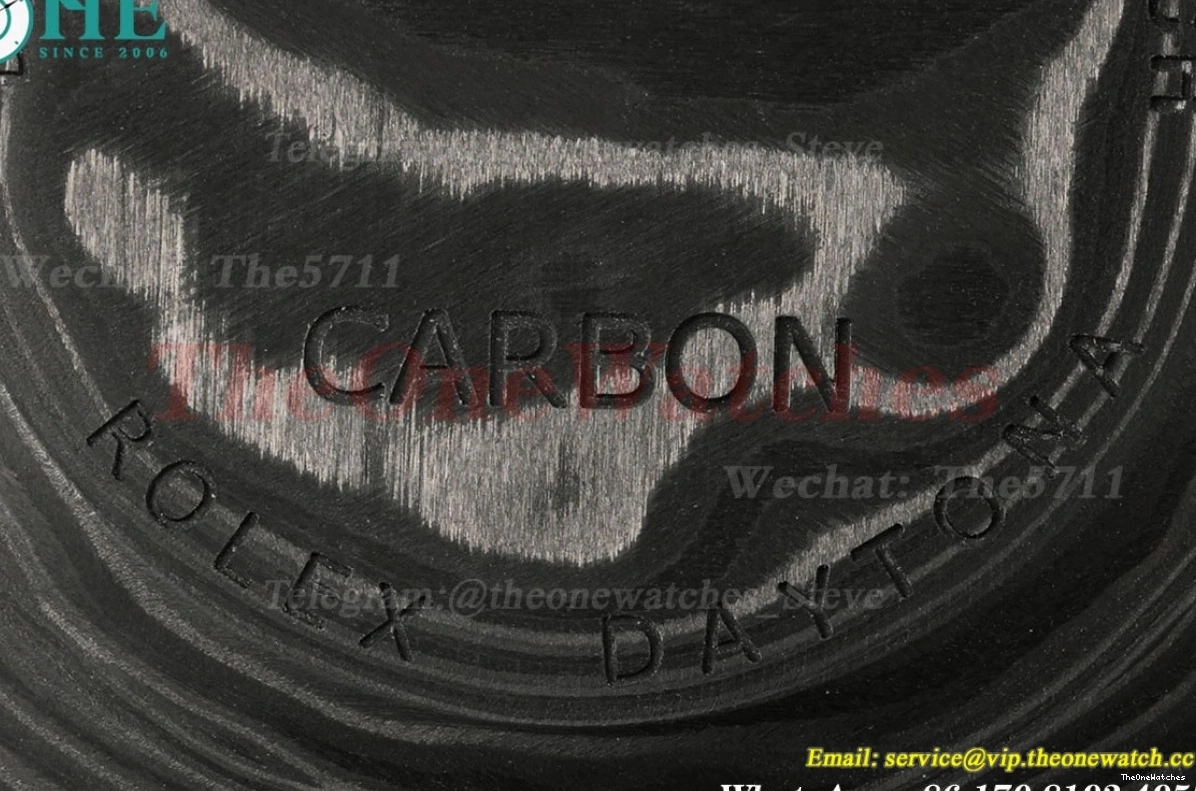 Diw N6F Carbon Daytona DD4801 NY Skeleton Dial 40mm Red 0202